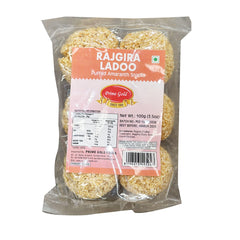 Rajgira Ladoo (Puffed Amaranth Snacks) 100g - Prime Gold