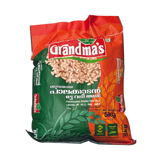 Palakkadan Matta Vadi Rice 5kg - Grandma's