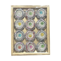 Diwali Fancy Diya with wax 12 pcs Design 3