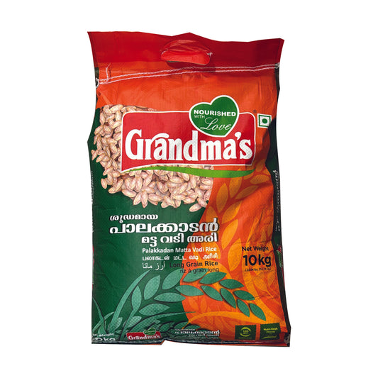 Palakkadan Matta Vadi Rice 10kg - Grandma's
