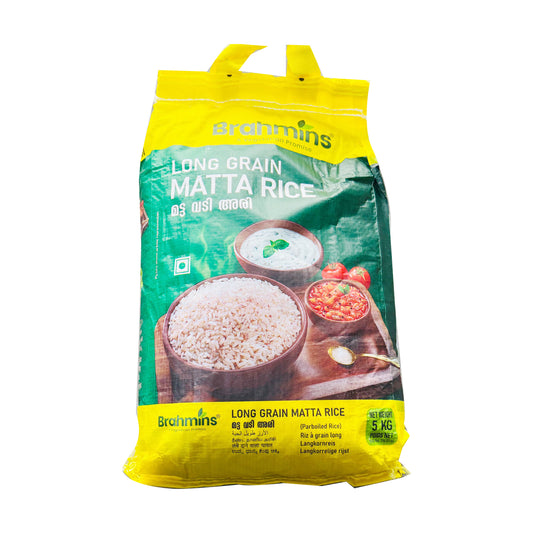 Long Grain Matta Rice 5kg- Brahmins