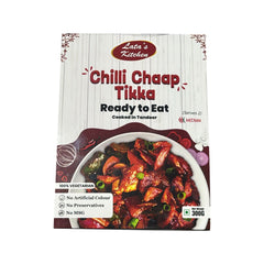 Soya Chilli Chaap Tikka Ready to Eat 300g - Lata Kitchen