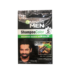 Men Shampoo (Color Shampoo Based Hair Color) Brown Black 3.0 20ml - Garnier