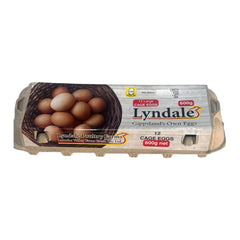 Lyndale (Gippsland) Cage Eggs 600g 12pcs