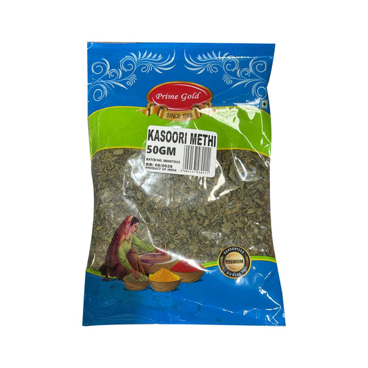 Dried Fenugreek Leaves (Kasoori Methi )50g- Prime Gold