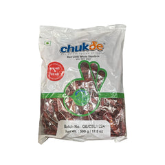 Red Chilli Whole Stemless 500g - Chukde