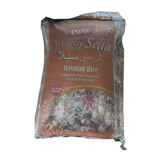 Creamy Sella Basmati  Rice (Long Grain) 20kg - Pattu