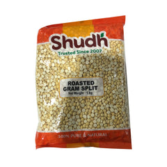 Roasted Gram Split (Daliya Split) 1kg - Shudh