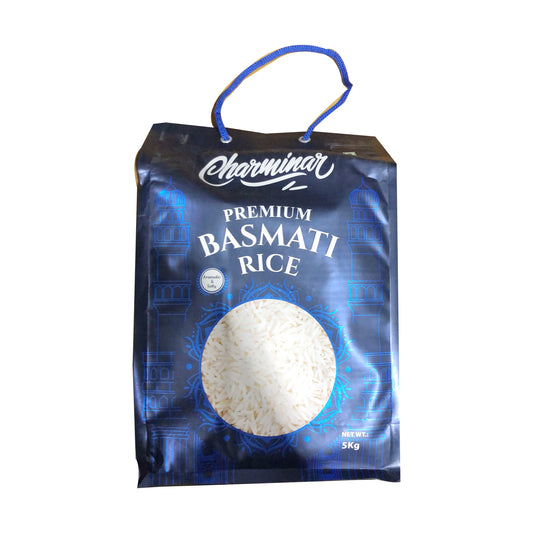 Premium Basmati Rice 5kg - Charminar