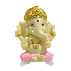 Ganapathi Bappa Pink Dhoti Statue