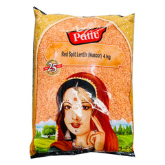 Red Split Lentils 4kg - Pattu