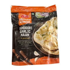 Tandoori Garlic Naan 4pcs 320g - Haldiram's