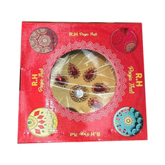 Golden Pooja Thali - R.H