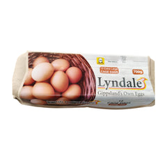 Lyndale (Gippsland) Cage Eggs 700g 12pcs