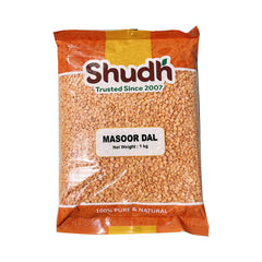 Masoor Dal (Red Lentil) 1kg - Shudh