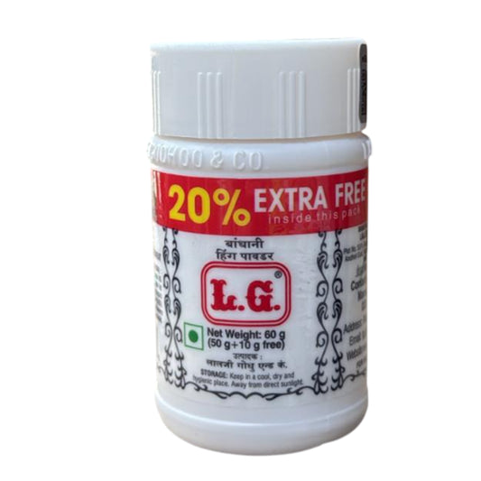Asafoetida Powder 50g + 10g free 20% extra (Hing) - LG