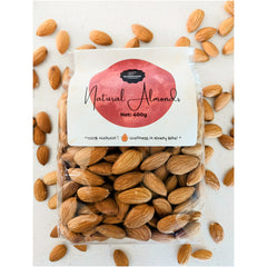 Natural Almonds 100% Natural 400g - Super Food
