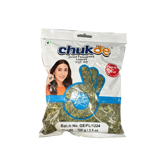Dried Fenugreek Leaves (Kasoori Methi )100g- chukde