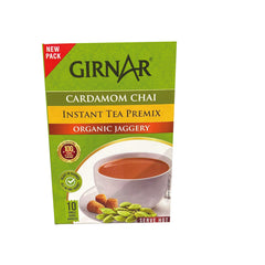 Cardamom Chai Instant Tea Premix Organic Jaggery 140g - Girnar
