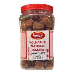 Kolhapuri Indian Jaggery cubes 1kg - Indya