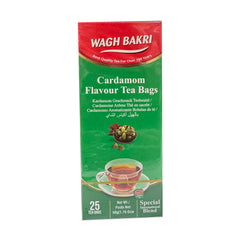 Cardamom Tea Bags 25 Bags - Wagh Bakri