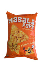 Masala Pops (Popped Corn Chips Chili & Garlic) 80g - Deep