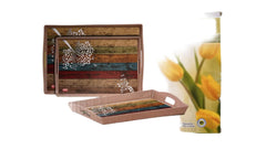 Boxy Serving Trays Set Of 3 - Nayasa