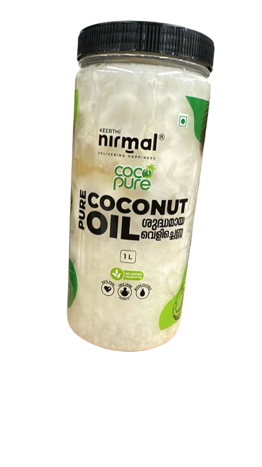 Pure Coconut Oil (Coco Pure) 1 Litre - Nirmal (Keerthi)