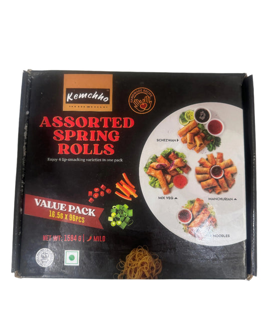 Spring Rolls 96pcs Fro Assorted  - Kemchho