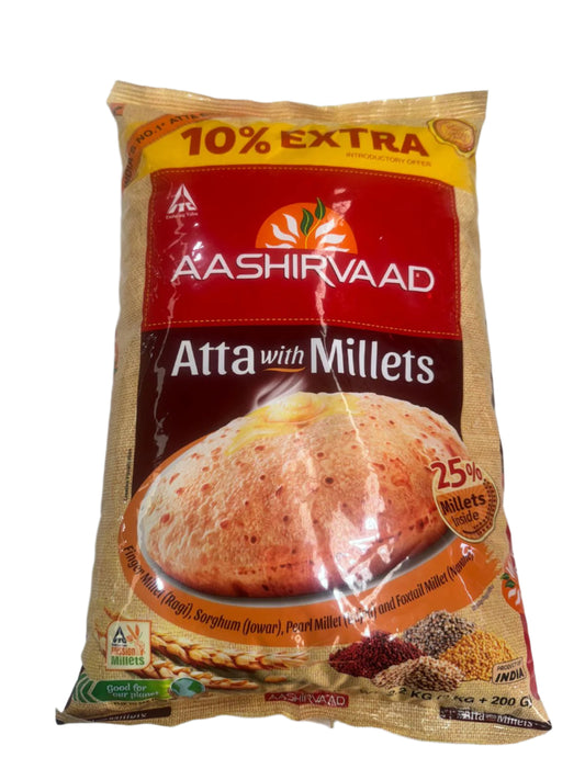 Atta With Millets 2kg - Aashirvaad