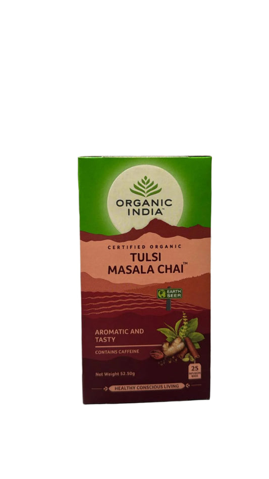 Tulsi Masala Chai (Aromatic & Tasty) 52.50g - Organic India