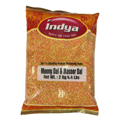 Moong Dal & Masoor Dal 2kg - Indya