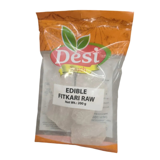 Edible Fitkari Raw 200g - Desi Touch
