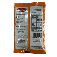 White Pepper Whole 100g - Freshco