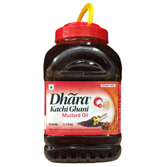 Kachi Ghani Mustard Oil 2L - Dhara