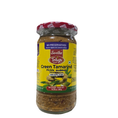 Green Tamarind Pickle (With Garlic) 300g - Telugu Foods