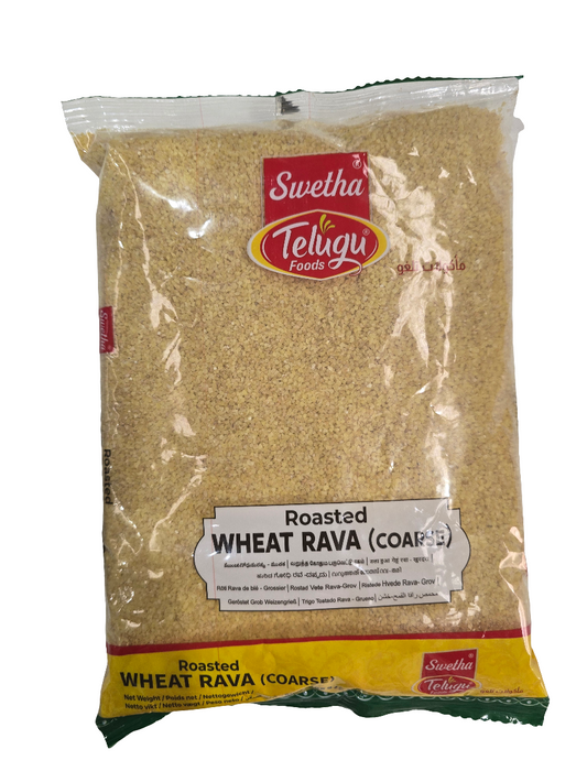 Roasted Wheat Rava (Coarse) 908g - Telugu