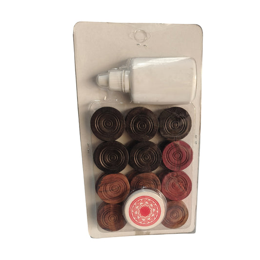 Carrom Accessory 24coins 1 Striker & 1 Carrom Powder - Ronix