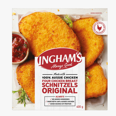 Chicken Breast Schnitzel 400g - Ingham