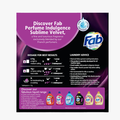 Sublime Velvet Front & Top Loader Laundry Powder 1.8kg - Fab