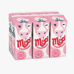 Moo Strawberry Milk 200mlX6 200ml - Devondale