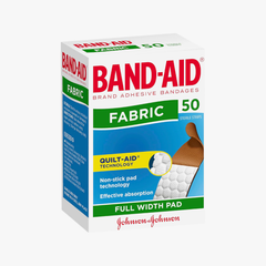 Band Aid Fabric 50 Pack - Johnson & Johnson