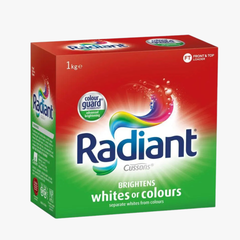 Whites Or Colours Laundry Powder Washing Detergent 1kg - Radiant