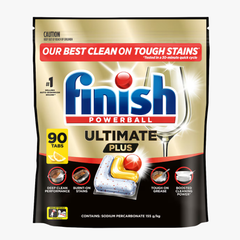 Ultimate Plus Dishwashing Tablets Lemon 90 Pack - Finish