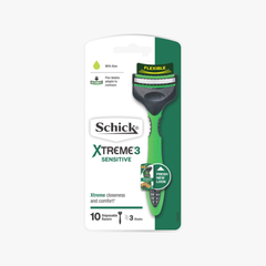 Xtreme 3 Sensitive Disposable Razors 10 Pack - Schick