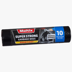 Drawtight Super Strong Garbage Bags 10 Pack - Multix