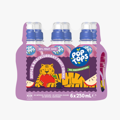 Blackcurrant Juice 250mlx6 6 Pack - Pop Tops