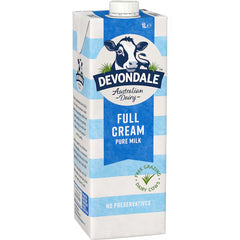 Long Life 1L Full Cream Milk - Devondale