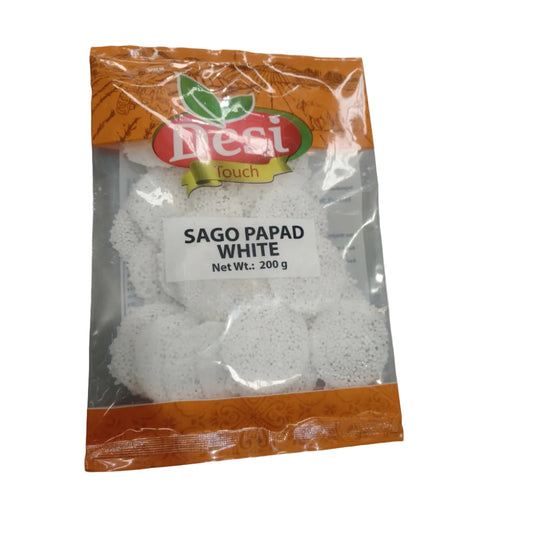 sago papad white