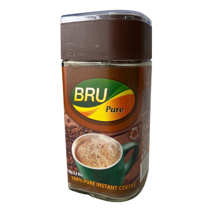 100% Pure Instant Coffee 100g - Bru